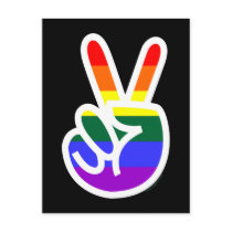 rainbow_white postcard