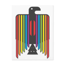 Rainbow Winged Thunderbird Postcards