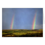 Rainbow wish come true greeting cards