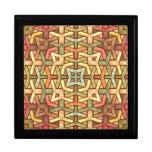 Rainbow Wood Inlay Keepsake Box