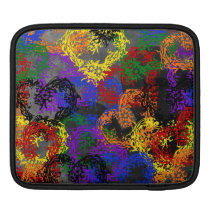 Rainbow Woven Hearts Sleeve For Ipads