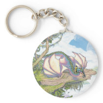 Rainbow wyvern keychain