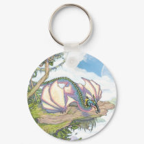 Rainbow wyvern keychain by thedancingemu Rainbow wyvern keychain