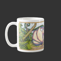 Rainbow wyvern mug - border