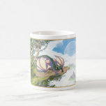Rainbow wyvern mug - full image border