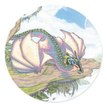 Rainbow wyvern sticker by thedancingemu Rainbow wyvern sticker