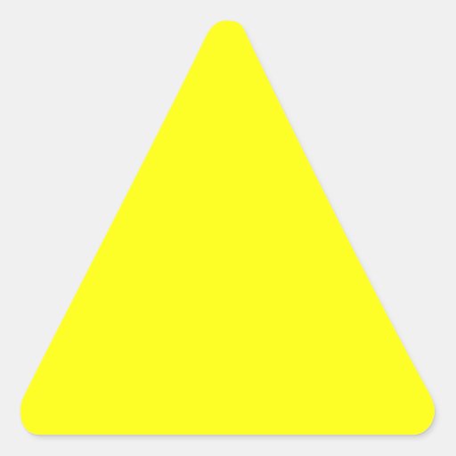 yellow triangle clip art - photo #17