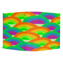 Rainbow_Yikes! Neon Avery Binder