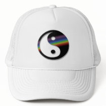Rainbow Yin Yang Hat