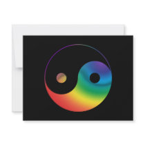 Rainbow Yin Yang Symbol Announcements