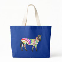 Rainbow Zebra Bags
