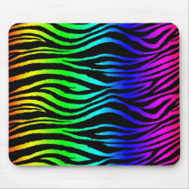 Rainbow Zebra Mouse Pad mousepads