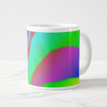 Rainbow Zebra Print Jumbo Mugs