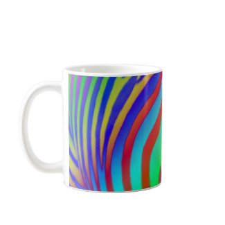 Rainbow Zebra Print mug