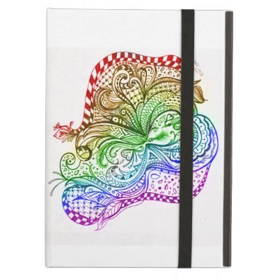 Rainbow ZenTangle Ipad Case
