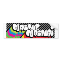 RainbowBomb bumper stickers by UsoLee RainbowBomb bumper stickers