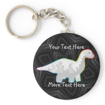 Rainbowed Dinosaur Keychain