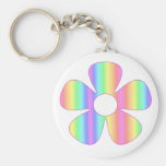 RainbowFloralKeychain keychains