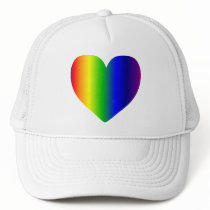 RainbowHeart hats by ValentinesDayHearts RainbowHeart hats