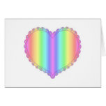 �RainbowLaceHeart Greeting Card