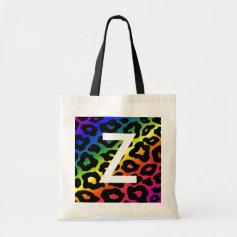 RainbowLeopard Print Bag