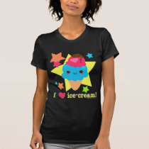 Rainbowriffic Stars: I <3 Ice Cream t-shirts