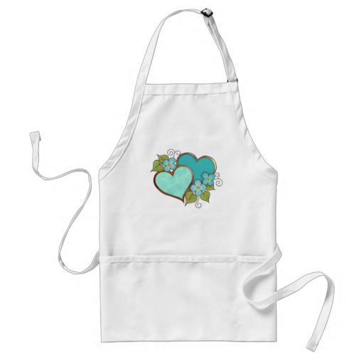 Rainbows-012 Shades of Tropical Aqua Apron