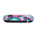 Rainbows and Butterflies Skateboard by noteworthy Rainbows and Butterflies Skateboard