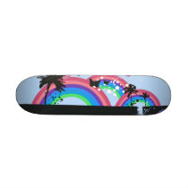 Rainbows and Butterflies Skateboard by noteworthy Rainbows and Butterflies Skateboard