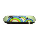 Rainbows and Butterflies Skateboard by noteworthy Rainbows and Butterflies Skateboard