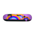 Rainbows and Butterflies Skateboard by noteworthy Rainbows and Butterflies Skateboard