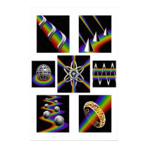 Rainbows and Metal posters by MaggieJackson Rainbows and Metal posters