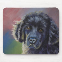 Rainbows and Sunshine - Newfoundland Dog Art mousepads