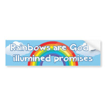 Rainbows bumper stickers by ChristianBumper Rainbows bumper stickers