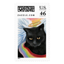 Rainbow's End v.2 - Angel Cat Postage postage