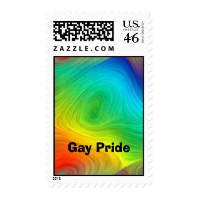 Rainbows, Gay Pride Stamp by darklies2