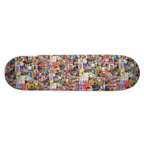 rainbows, rainbows, rainbows, rainbows, rainbows skateboard deck