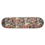 rainbows, rainbows, rainbows, rainbows, rainbows skateboard deck