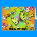 Rainbows Swallowtails and Daisys Birthday! cards
