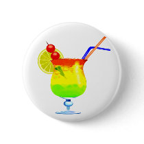 Rainbows Tropical Drink Pins