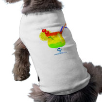 Rainbows Tropical Drink Dog Shirt