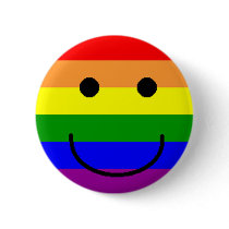 rainbowsmiley buttons by Gay_Art rainbowsmiley buttons