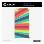 Rainbox iPhone 4/4S Skin Decals For The iPhone 4S