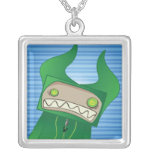 Rainbros Grrreen Charm Personalized Necklace