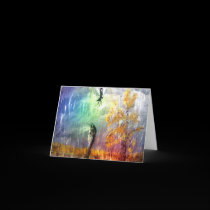 "Raindancer" Horizontal Notecard cards