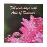 Raindrops Art Decor Tile