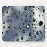 Raindrops On Glass Mousepads