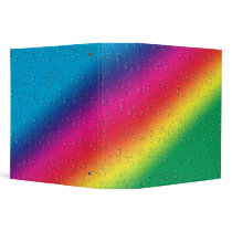 Raindrops on Rainbows binders by Pixel_Bunneh Raindrops on Rainbows binders