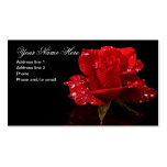 RAINDROPS ON ROSE #1 BUSINESS CARD TEMPLATE