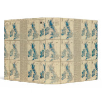 Rainfall, temperature, British Isles 3 Ring Binder